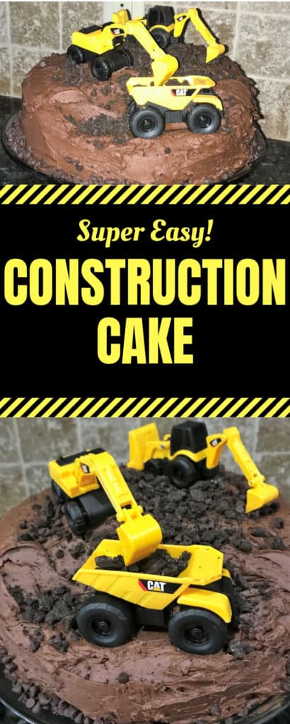 Super Easy Construction Cake