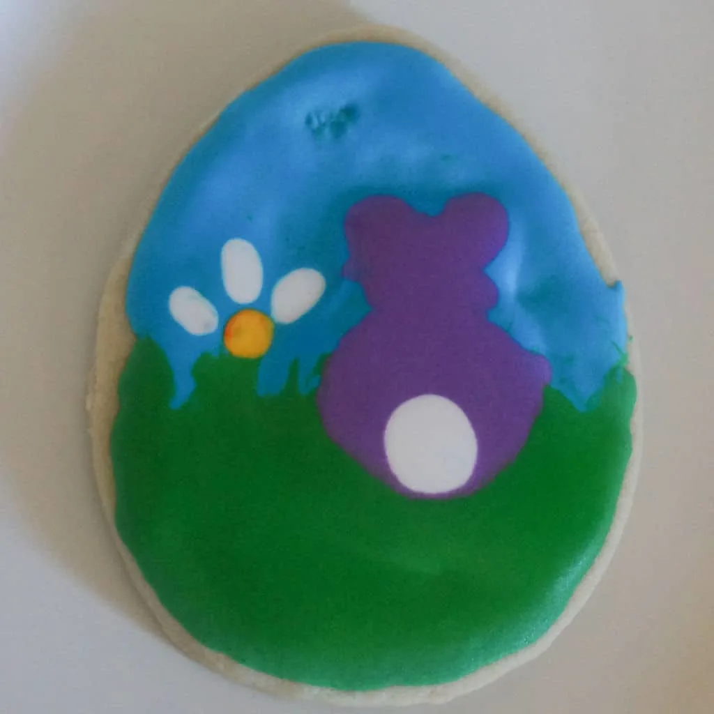 Bunny Silhouette Cookie from Cookie Decorating Party