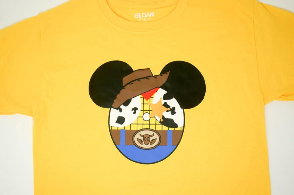 DIY Disney Shirt Toy Story Woody