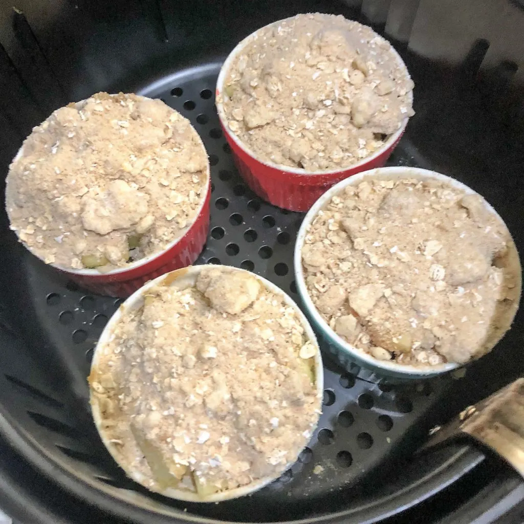 Apple Crisp Ready to Cook in the Air Fryer