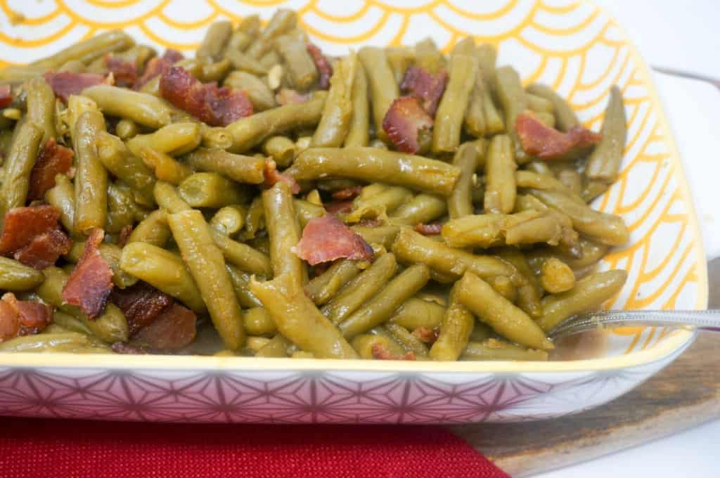 Brown Sugar Green Beans with Bacon