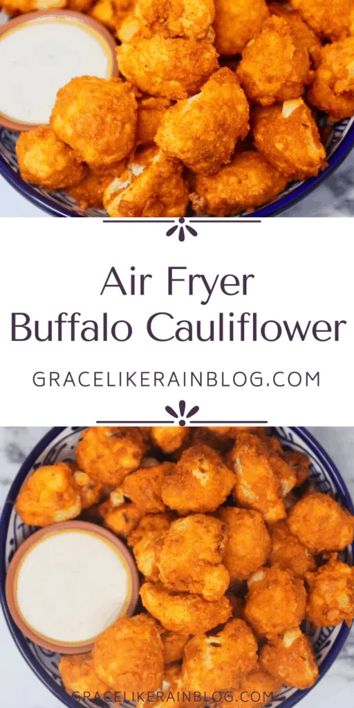 Air Fryer Buffalo Cauliflower