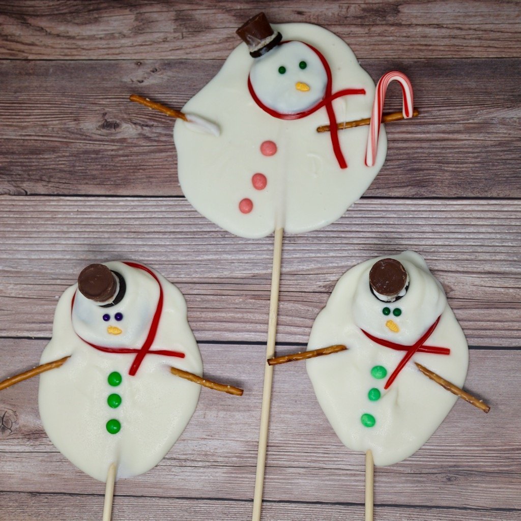 Melting Snowmen Christmas treats