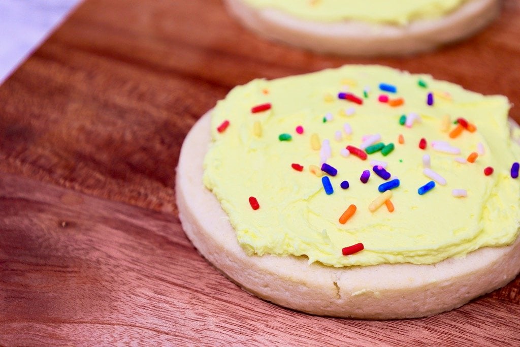 Easy Frosted Sugar Cookies