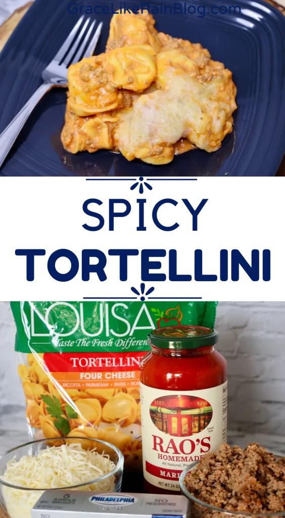Spicy Baked Tortellini