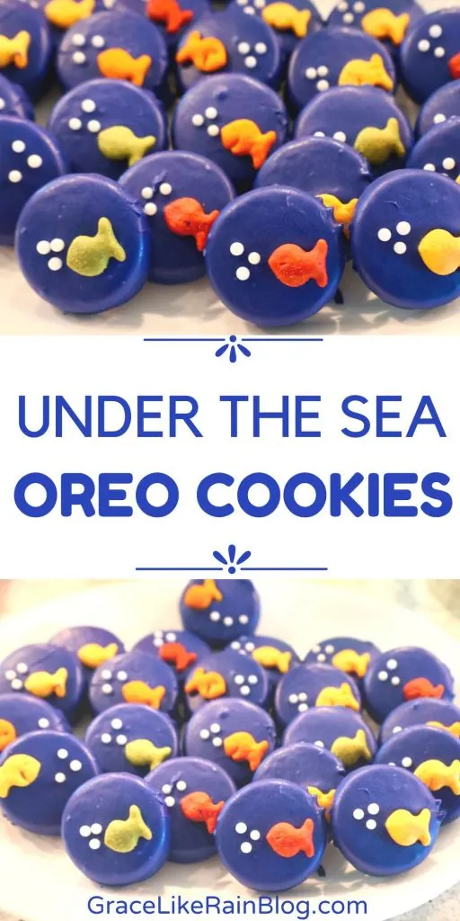 Under the Sea Oreos - Under the Sea Party Food Ideas