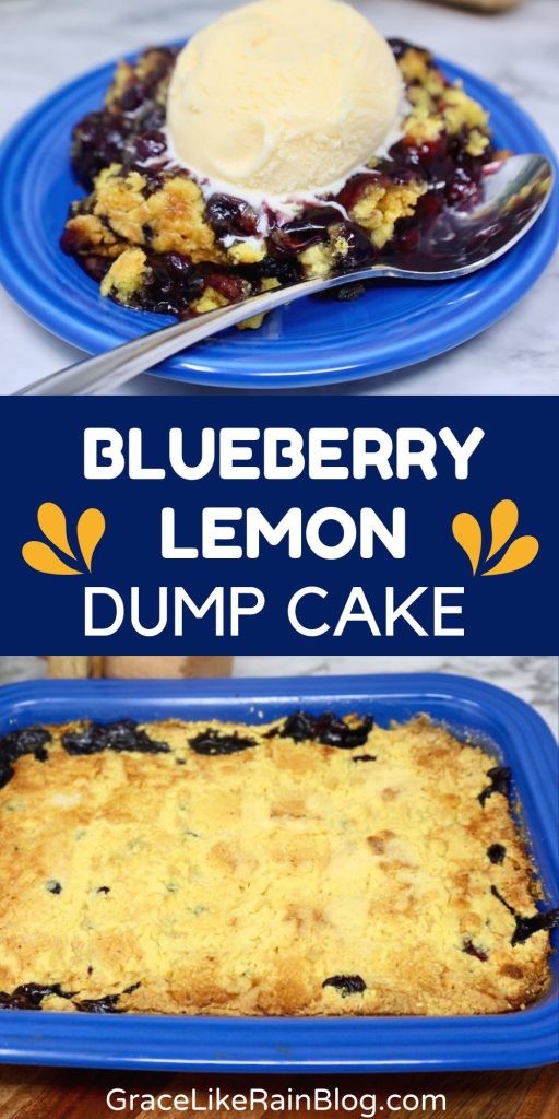 Blueberry Lemon Dump Cake