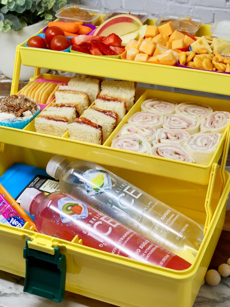 Snackle Box in a Tackle Box perfect for a picnic