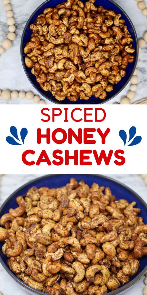 spiced cashews with honey recipe