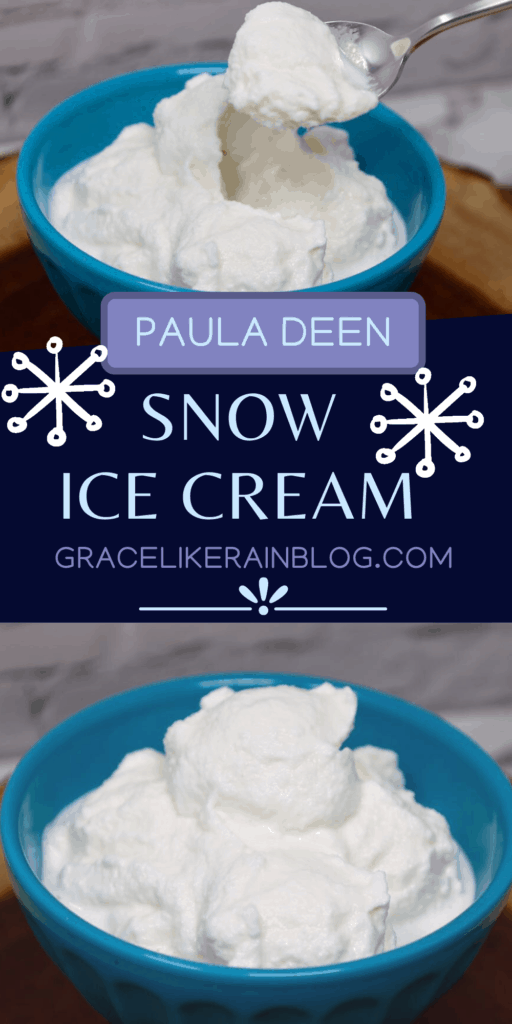 Paula Deen Snow Ice Cream