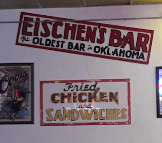 Atmosphere at Eischen's Bar Okarche Oklahoma