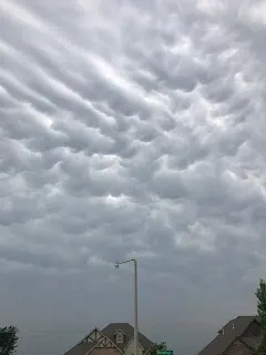 Mammatus Clouds in Oklahoma