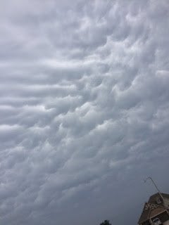 Mammatus Clouds in Oklahoma