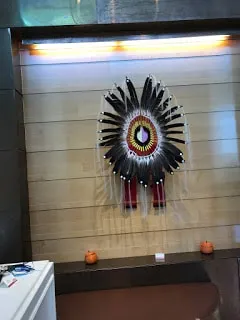 Native American Headdress at Chickasaw Cultural Center