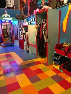 Play area at Toy and Action Figure Museum