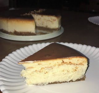 Slice of New York-Style Cheesecake
