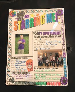 Student of the Week Poster Color