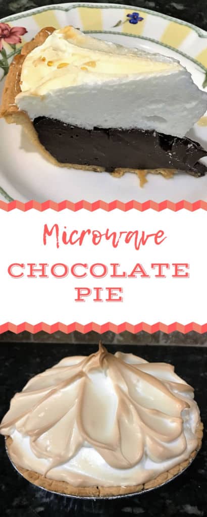 Microwave Chocolate Pie