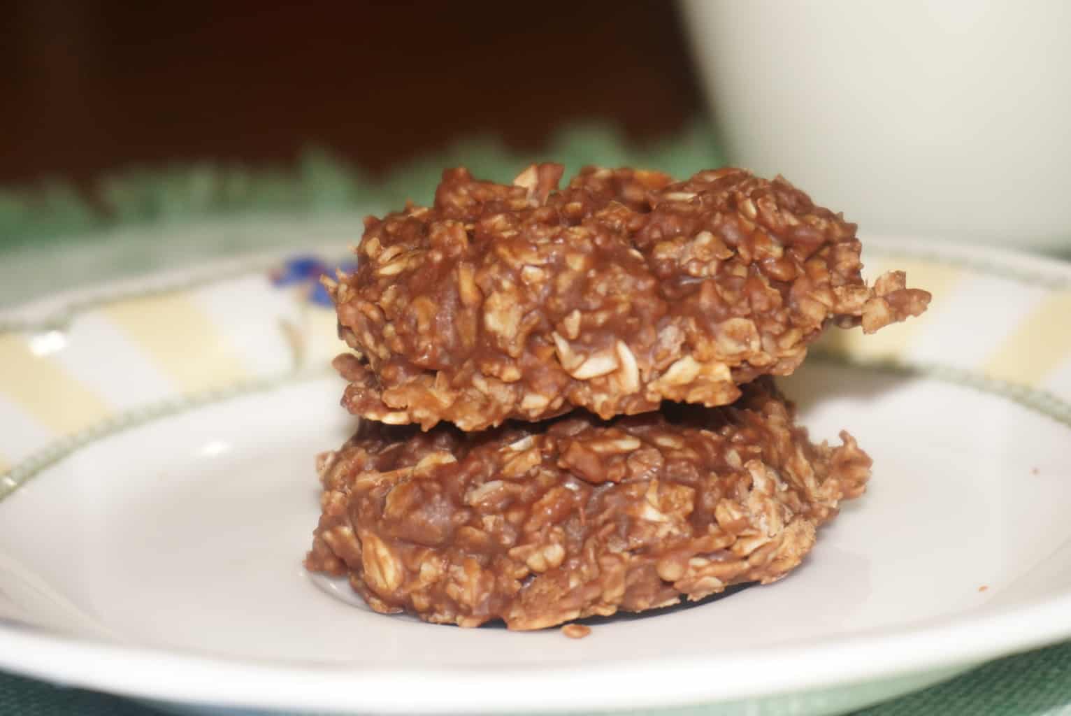 Chocolate Peanut Butter No-Bake Cookies