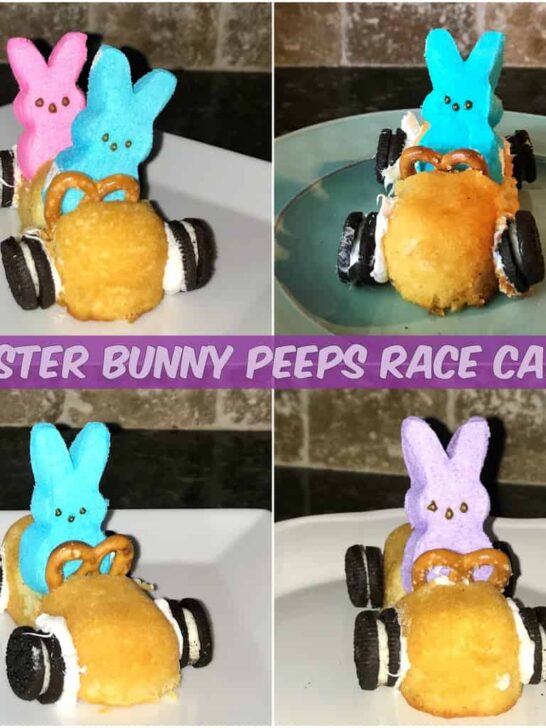 How to Make Easter Bunny Peeps Race Cars