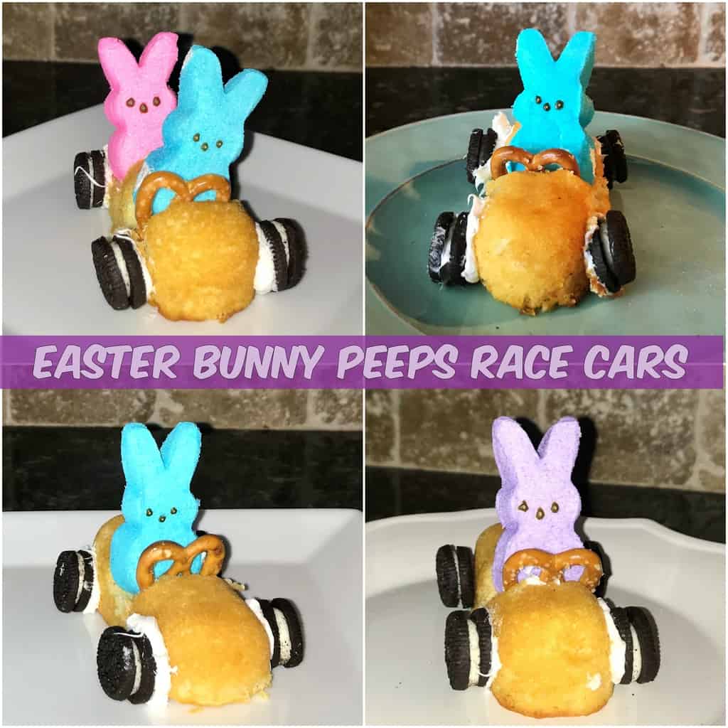 Easter Bunny Peeps Race Cars