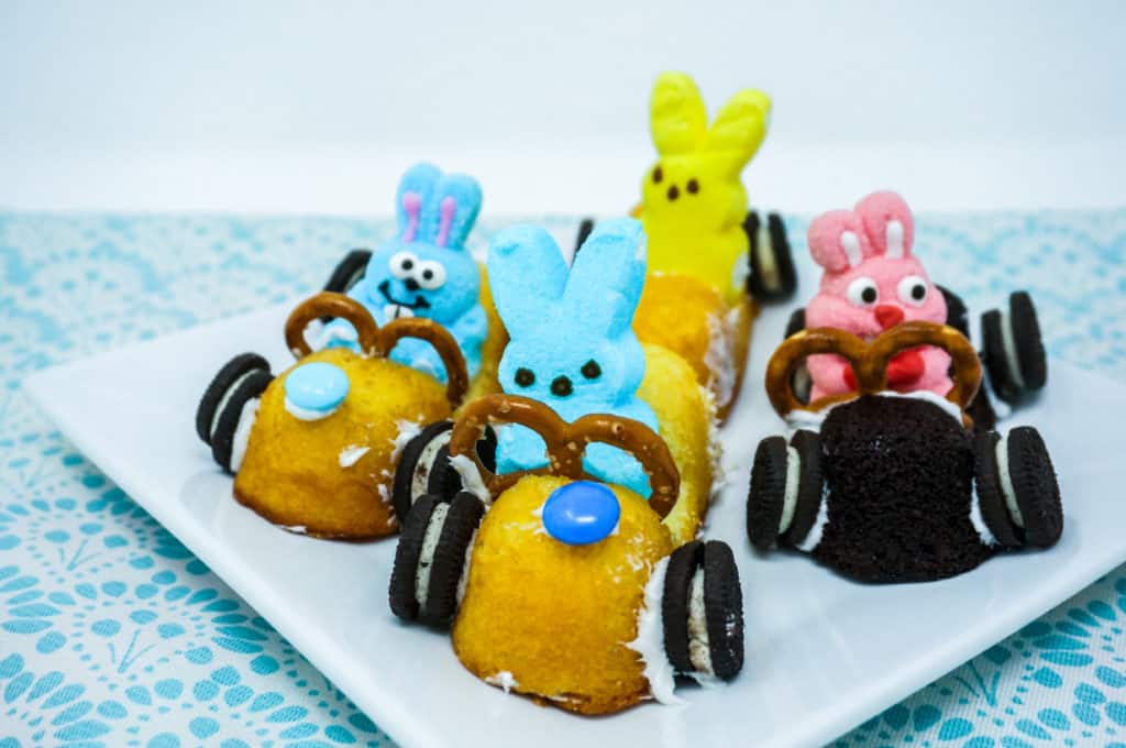 Easter Peeps Twinkie Race Cars
