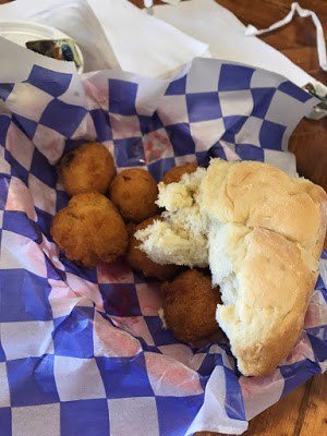 Bread and Hushpuppies