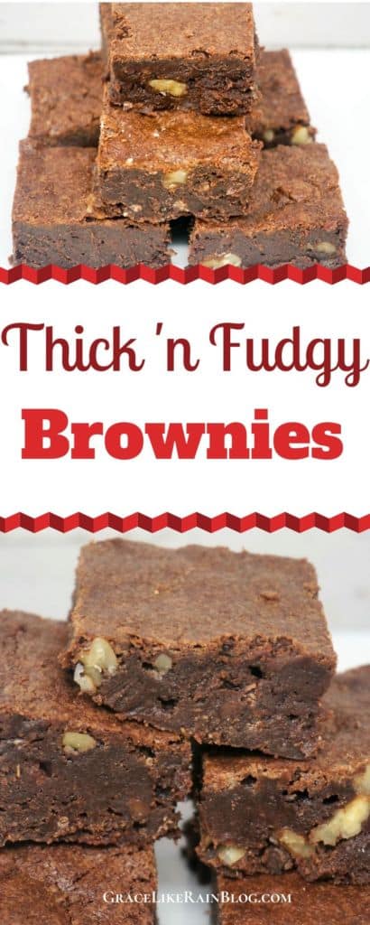 Thick and Fudgy Brownies