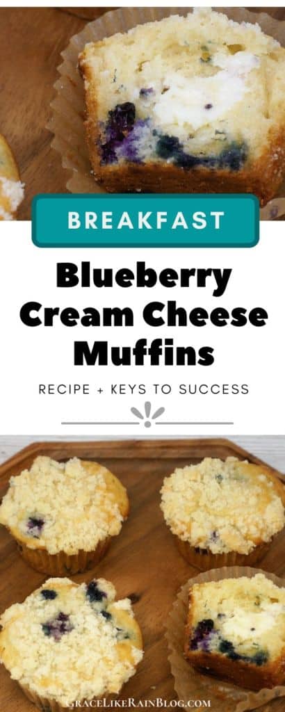 Blueberry Cream Cheese Muffins recipe