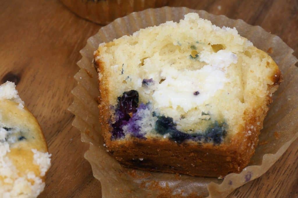 cream cheese blueberry muffins