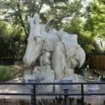 Statue at Frank Buck Zoo