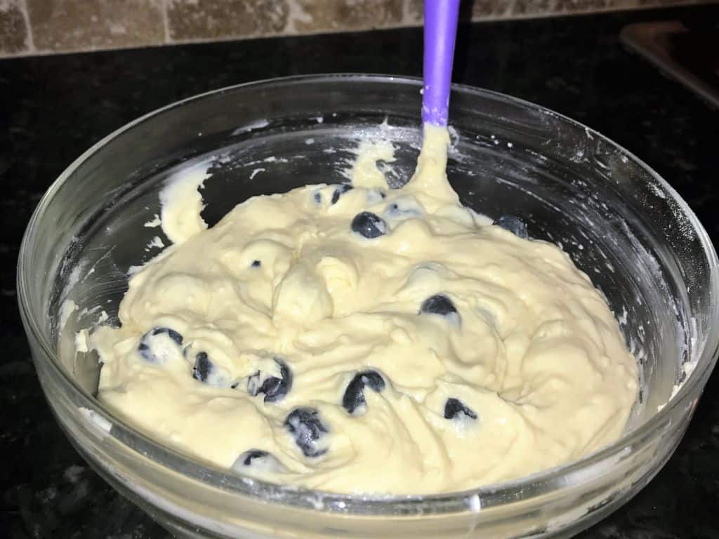 blueberry muffin batter