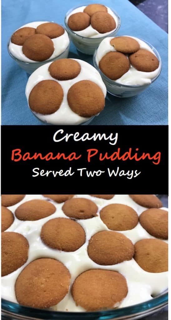 banana pudding served two ways
