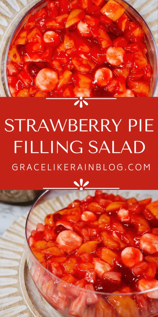 Strawberry Pie Filling Salad