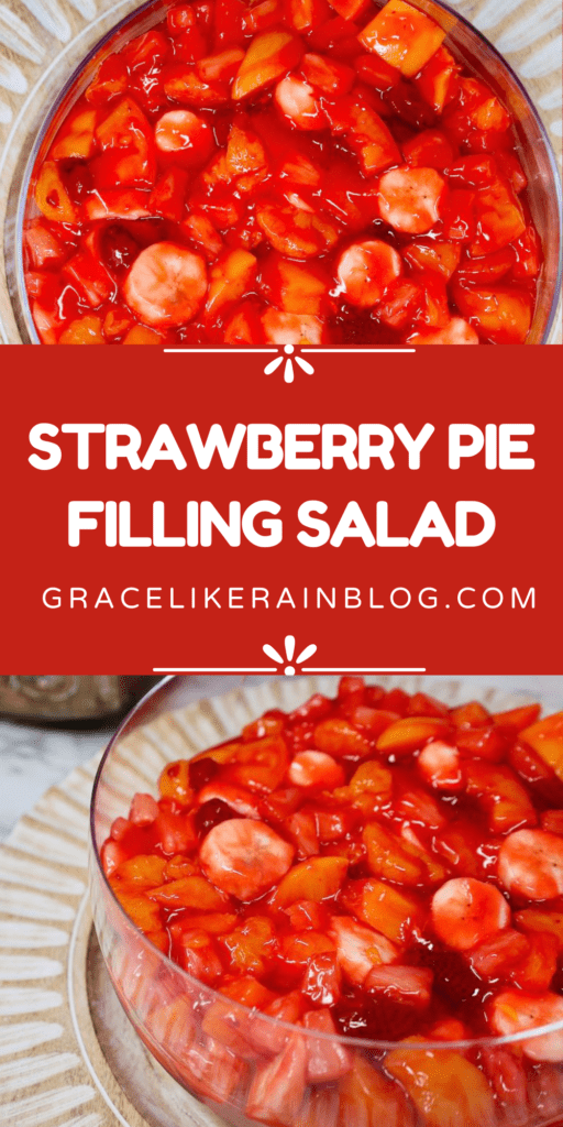 Strawberry Pie Filling Salad