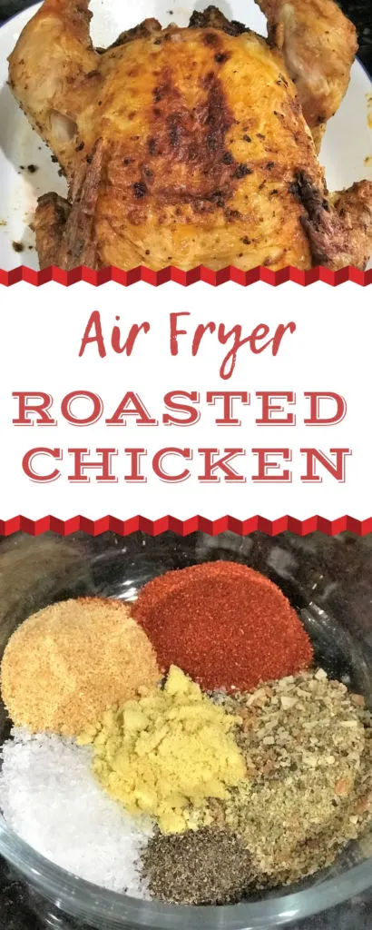 Air Fryer Roasted Whole Chicken