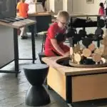 Noah Working at Exploration Place