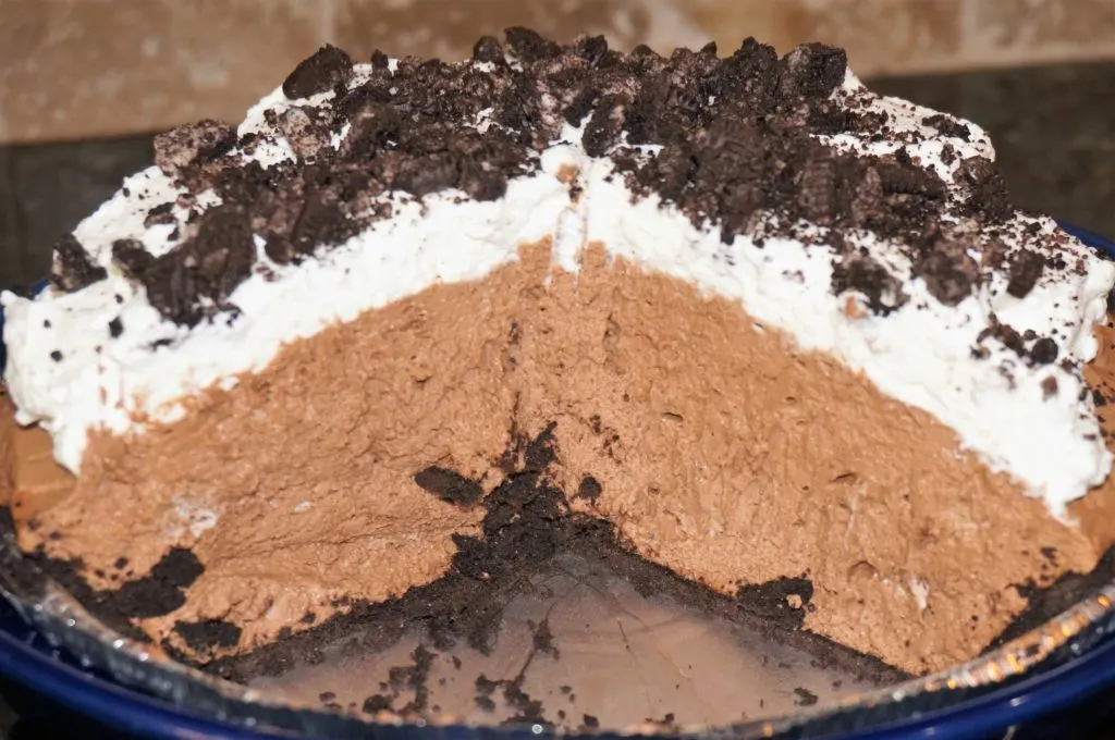 Mile High Chocolate Mousse Pie
