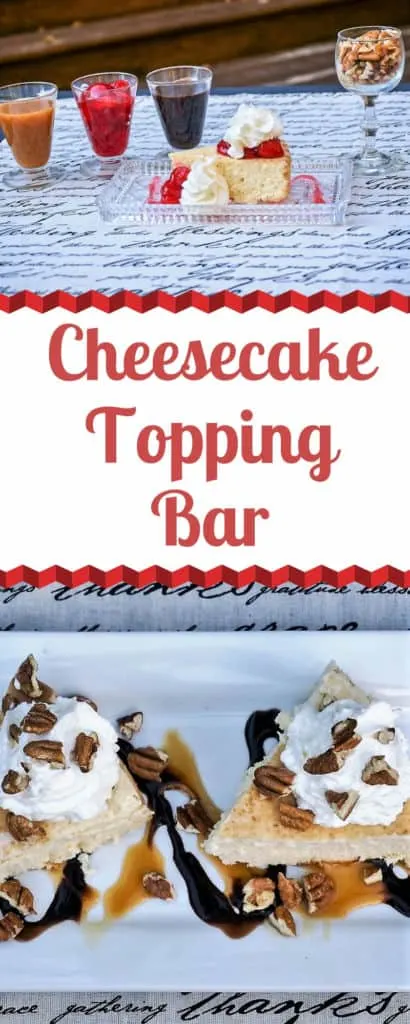 Cheesecake Topping Bar