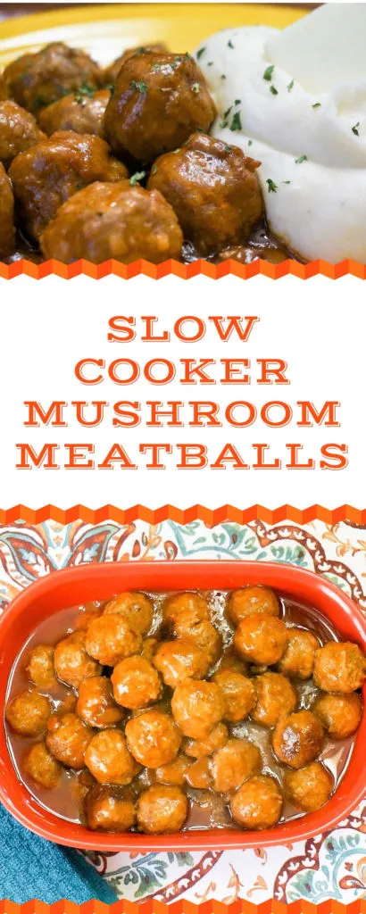 Slow Cooker Mushroom Meatballs