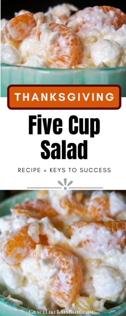 Thanksgiving Five Cup Salad