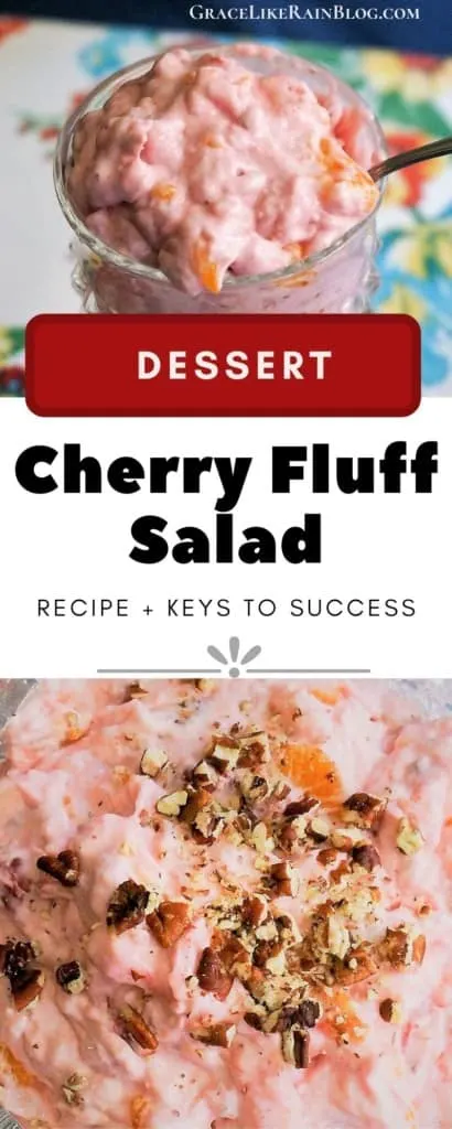 Cherry Fluff Salad Dessert