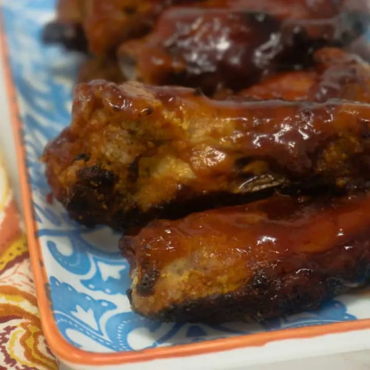 Barbecue Chicken Wings in Air Fryer