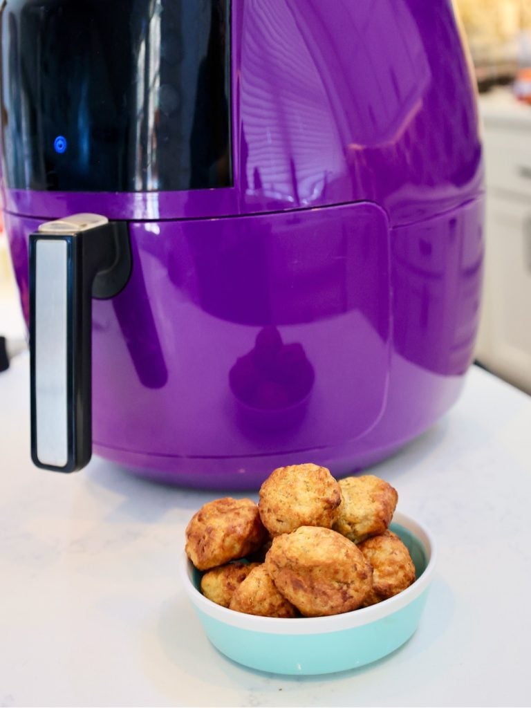 sausage balls cooked in the air fryer