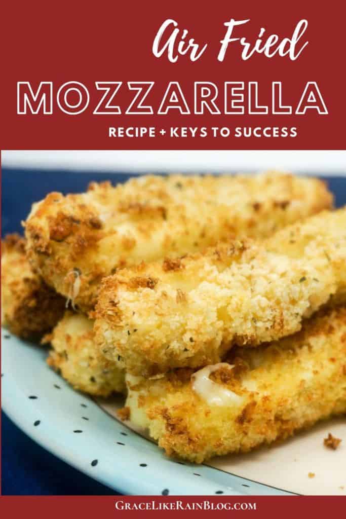 Air Fried Mozzarella Sticks