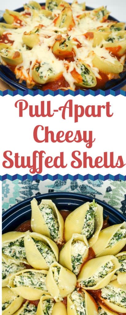 Pull-Apart Cheesy Stuffed Shells