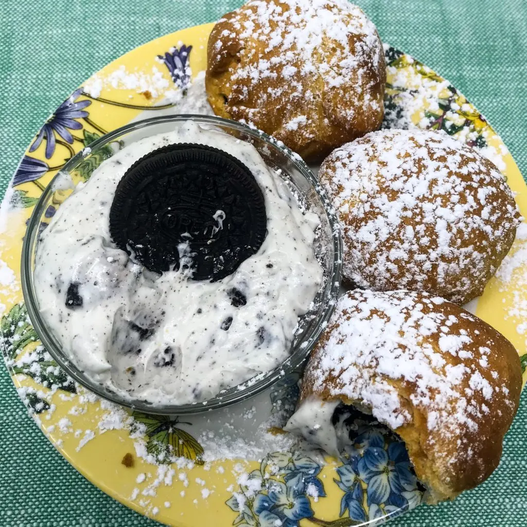 Air Fryer Oreos with crescent dough