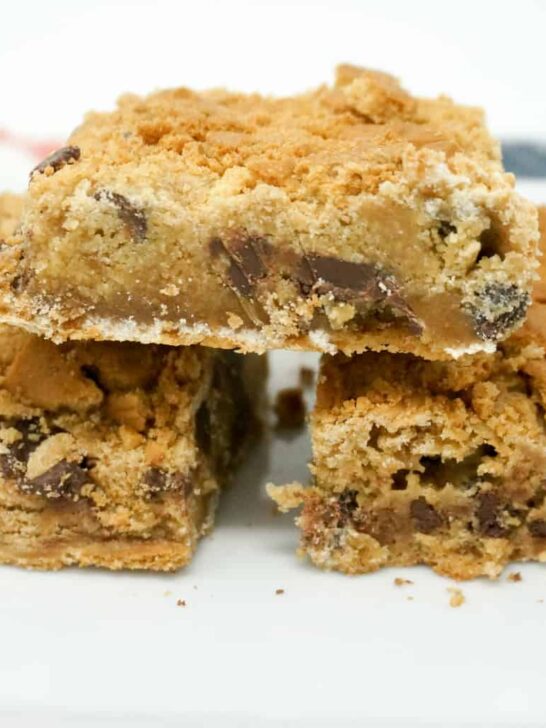 Nutter Butter Chocolate Chip Cookie Bars