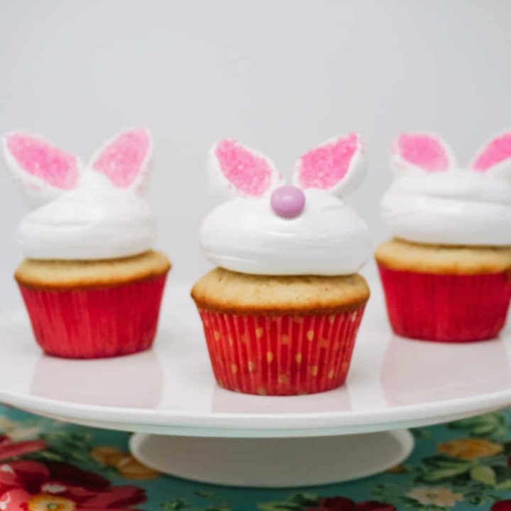 Bunny Ears Cupcakes