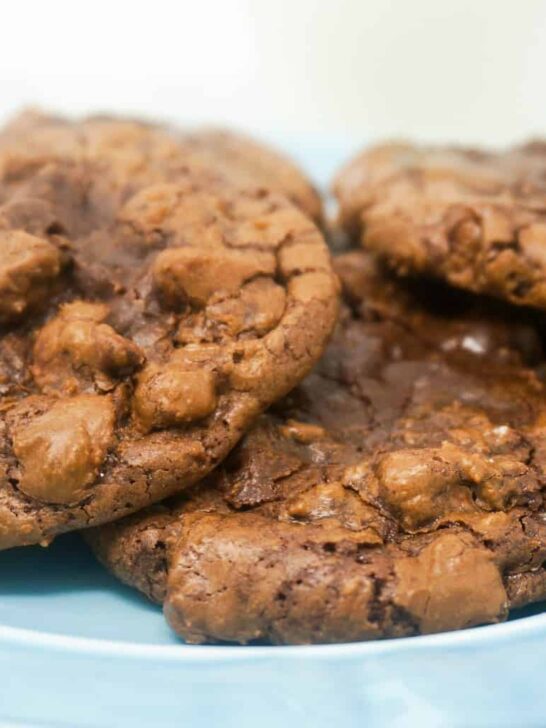 Double Chocolate Brownie Cookies